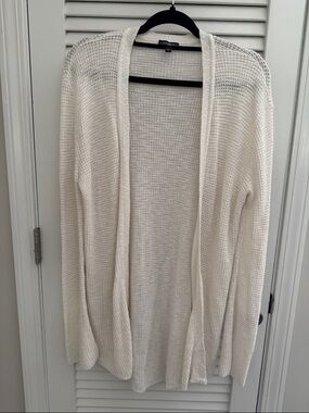 Express Cream Knit Cardigan